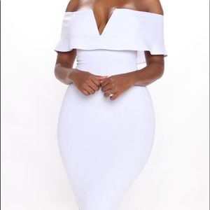 Brand new, never worn- off the shoulder dress